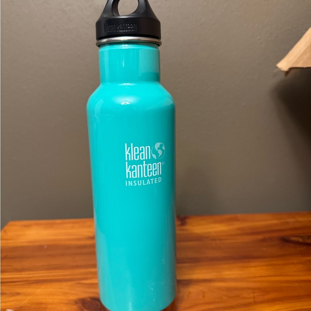 Klean Kanteen Turquoise Insulated Bottle